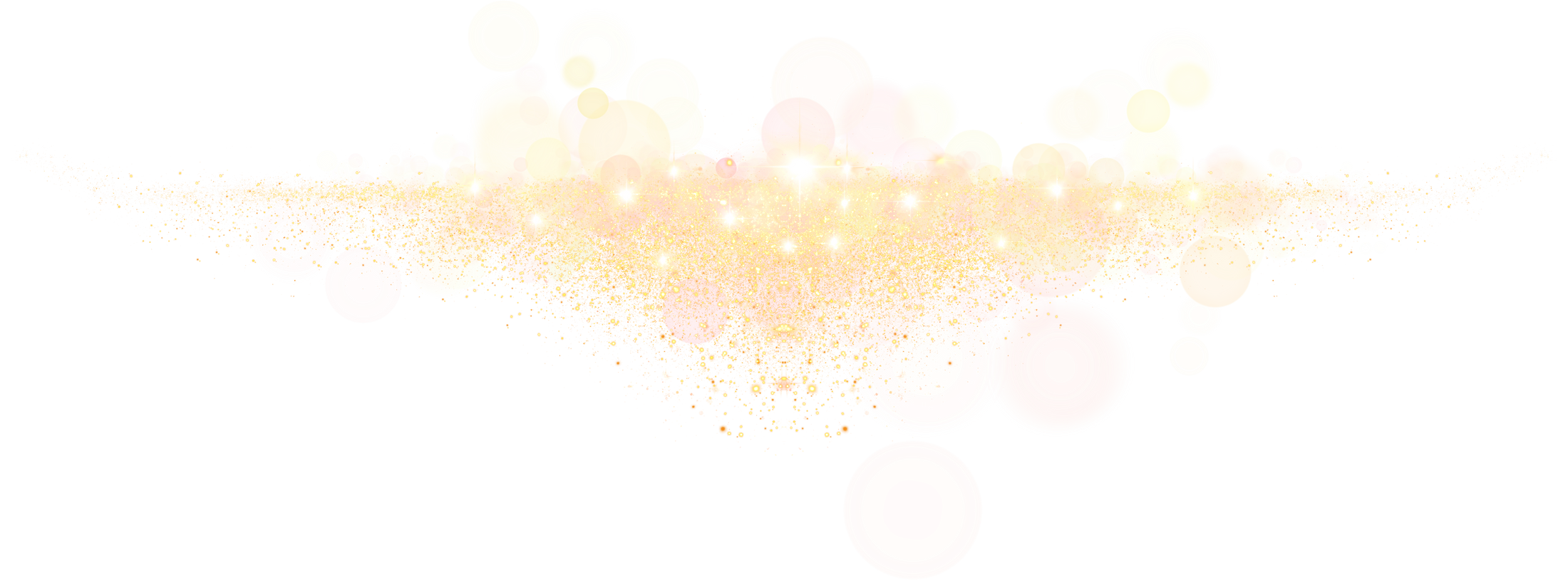 Luxury gold glitter. golden sparkle confetti. shiny glittering dust. corner frame border